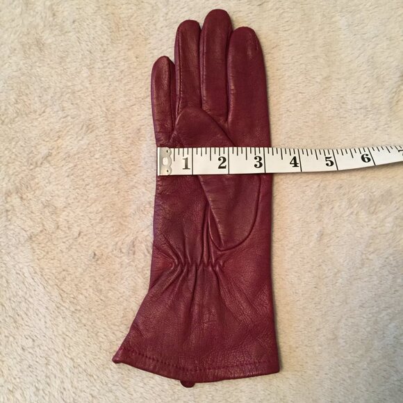NINE WEST leather gloves sz S - Picture 6 of 9